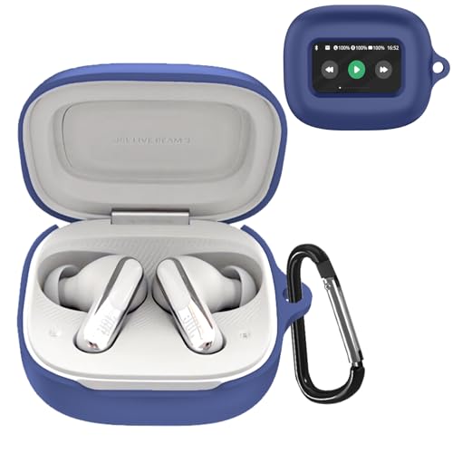 YAODLE For JBL LIVE BEAM 3 �P�[�X�V���R���� �S�ʕی� �����h�~ �L�Y�h�~ �ϏՌ� �����[�d�\ �y�ʏ��^ �J���r�i�t��(�u���[)