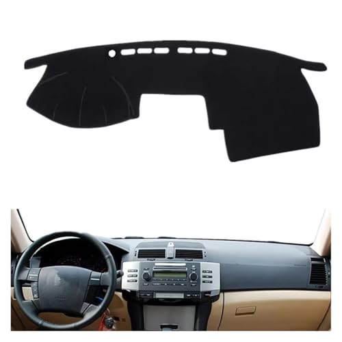 Alfombrilla para salpicadero Toyota Mark X 2004-2009 negra LHD 2
