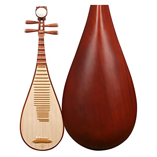 KESHUO Instrumento Chino laúd Impresionante Musical Pipa Australopithecus Material De Palisandro De Palisandro para Jugar Al Laúd