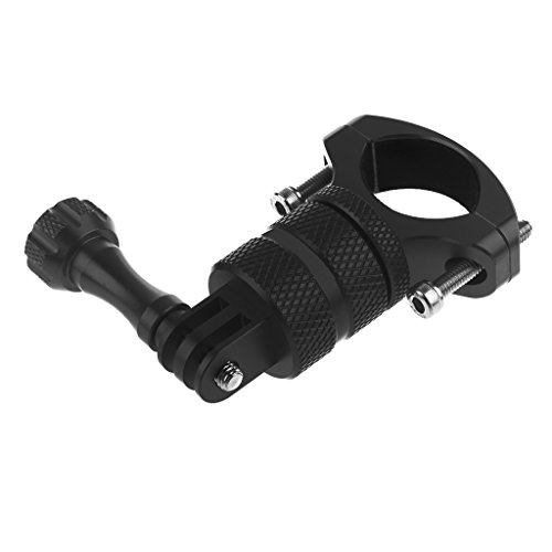 Handlebar Bar Bike Mount Clamp Bracket 360° Rotatable For GoPro Hero - Black