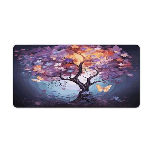 Alfombrilla para mouse grande con diseño colorido y antideslizante