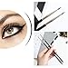 DogieLyn Eye Makeup Gel Eyeliner Brushes - Ultra Fine Bent Eyeliner Brush Angled Eye Define Pointed Round Brush Kit