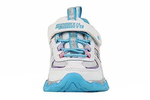 Skechers Toddler Girl's Cosmic Wave Litebeam White Fashion Sneakers Shoes Sz: 52