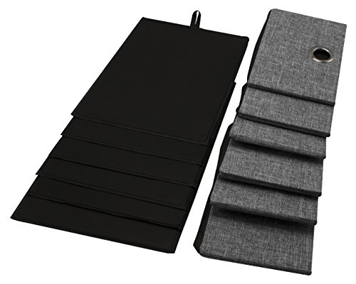 Sorbus Storage Bench Chest With Drawers – Collapsible Folding Bench Ottoman Includes Cover – Perfect For Entryway, Bedroom Bench, Cubby Drawer Footstool, Hope Chest, Faux Linen (Gray) #TOP5