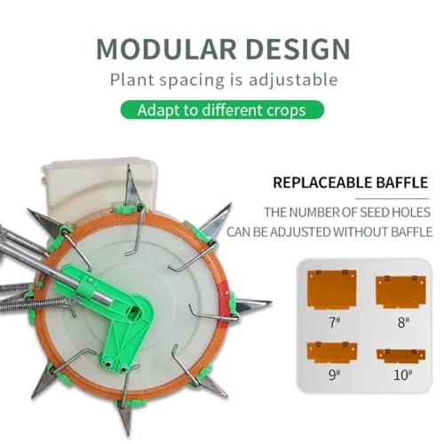 Sembradora manual de precisión para jardín miniatura 5