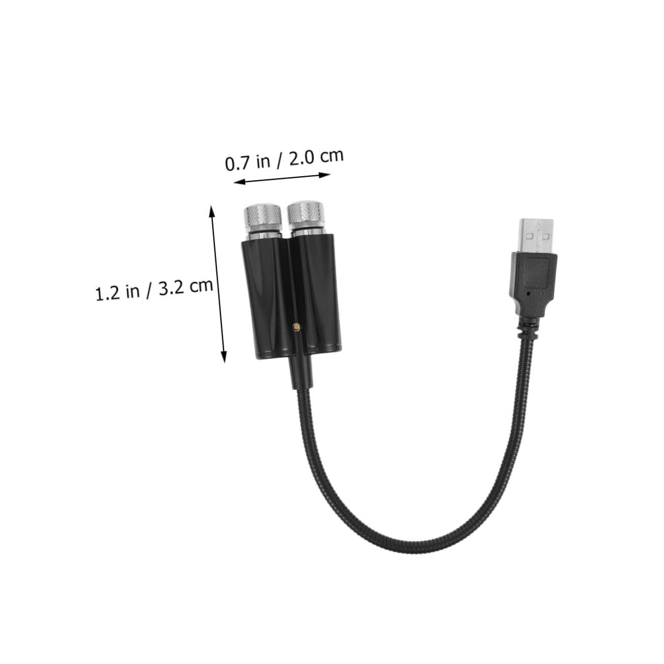 PRETYZOOM Romantic Car Roof Star Light Projector Decorative Light for Auto Interior for Parties and Home Decor LED Atmosphere Night Light