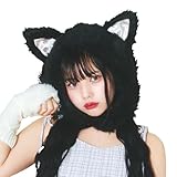 クリアストーン(Clearstone) コスプレ ハロウィン かぶりもの もふもふにゃんにゃん ユニセックス ブラック