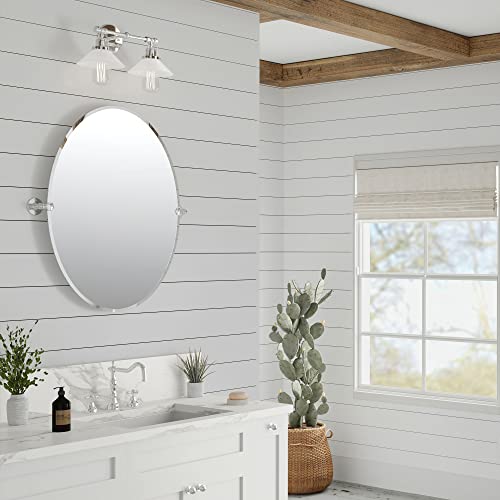 Gatco 4419Lg Cafe Oval Mirror Large, 32 H X 28.75 W #TOP2
