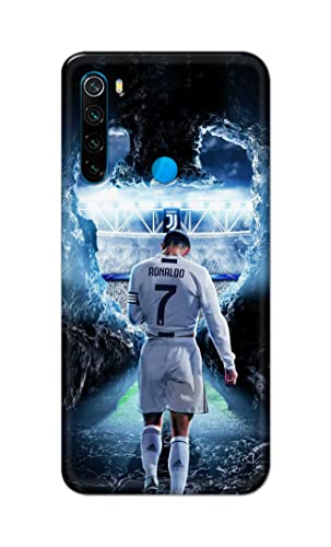 Image of Printed Hard Back Cover Case for Mi Redmi Note 8 Back Cover (Footbal Legend) -1302