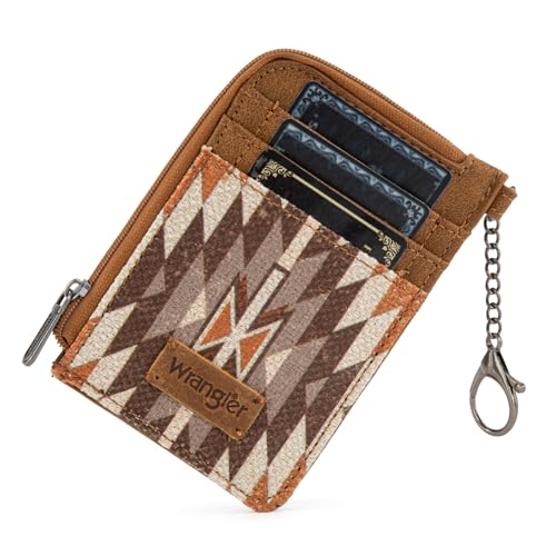Image of Wrangler Western Card Wallet for Women Aztec Credit Card Holder for Women