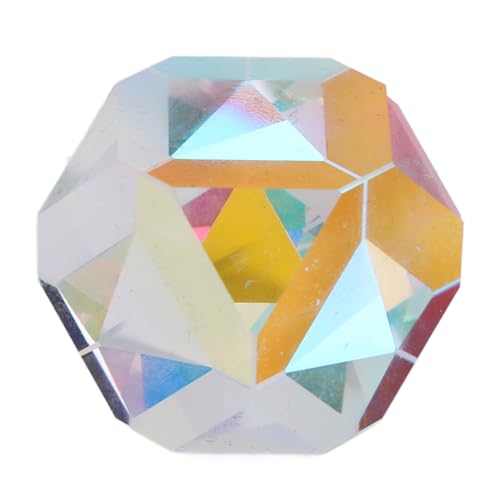 Color Cube Prism K9 Optical Glass Polyhedron RGB Dispersion for Prism Art Photography 20mm