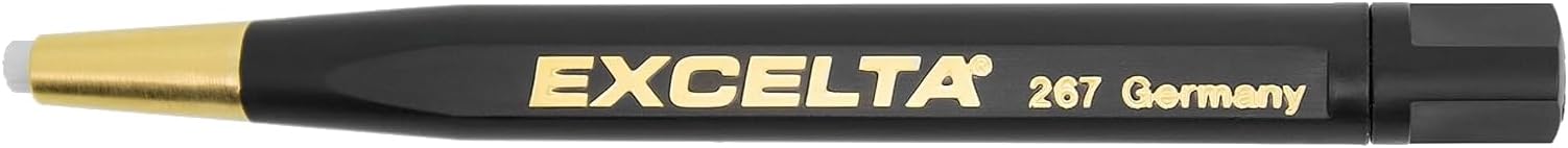 Excelta Straight Scratch Brush, Two Star, Plastic Handle With Fiberglass Bristles, 0.25" Height, 0.63" Wide, 1" Length