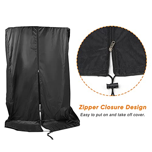Black Treadmill Cover 46" L X 38" W X 66" H, Luxiv Dustproof Waterproof Cover For Treadmill Fold-Able Cover For Indoor Outdoor Sunscreen Treadmill Cover With Storage Bag #TOP2