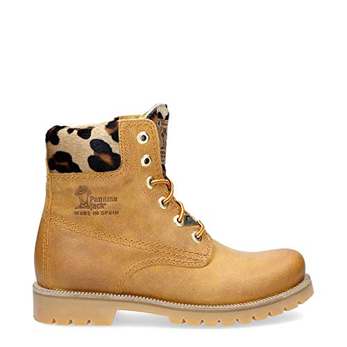 Panama Jack Panama 03 Leopardo, Botas Biker para Mujer