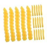 FELTECHELECTR 20 Stück Teiliges Realistische Fake French Fries für Küchen Dekoration und Fotorequisiten Langlebige Snack Shop Modelle Vielseitig für Party Büro Heim und Kreative Displays