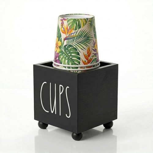 CHONIC Bathroom Cup Dispenser, Farmhouse Dixie Cup Holder, 3 oz