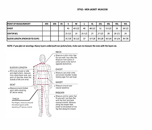 Milwaukee Leather Mlm1550 Men's Vented Black-Beige Distressed Leather Scooter Style Motorcycle Jacket W/Liner - Large #TOP2