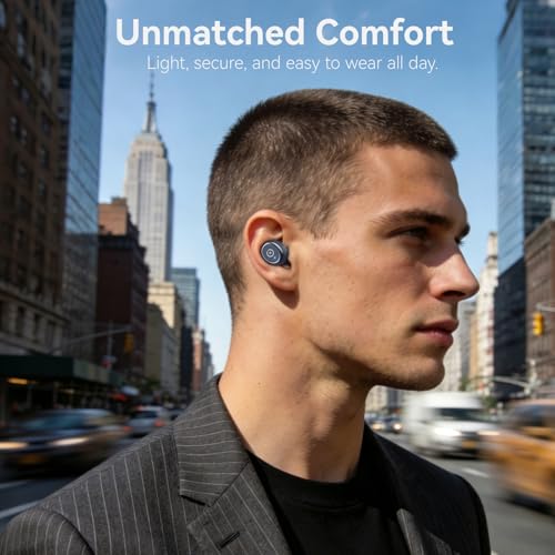 Image of TOZO T10 Wireless Earbuds Bluetooth 5.3 Headphones, App Customize EQ, Ergonomic Design, 55H Playtime, Wireless Charging Case, IPX8 Waterproof Sound in-Ear Headset, New Version