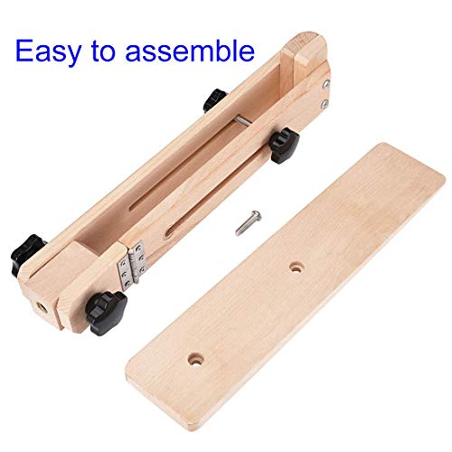 Leather Craft Hand Stitching Pony Horse Improved Wood Table Clamp for Leathercraft Sewing DIY Tool