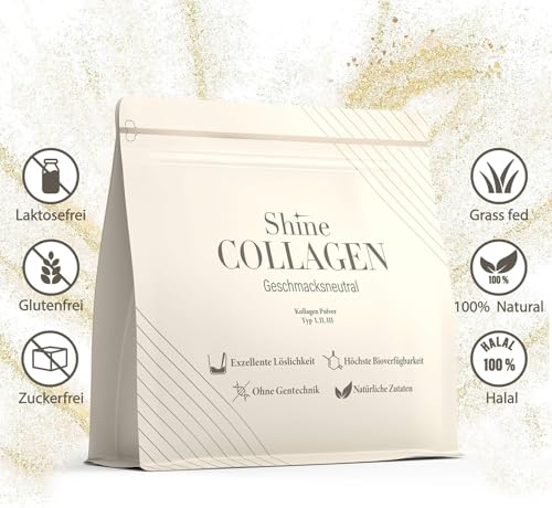 Shine Kollagen Pulver 300g - 100% Collagen Peptide – Ansicht 3