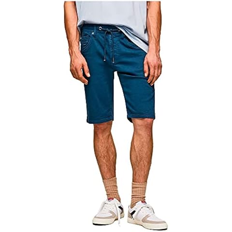 Pepe Jeans Men's Jagger Shorts in Blue Cover