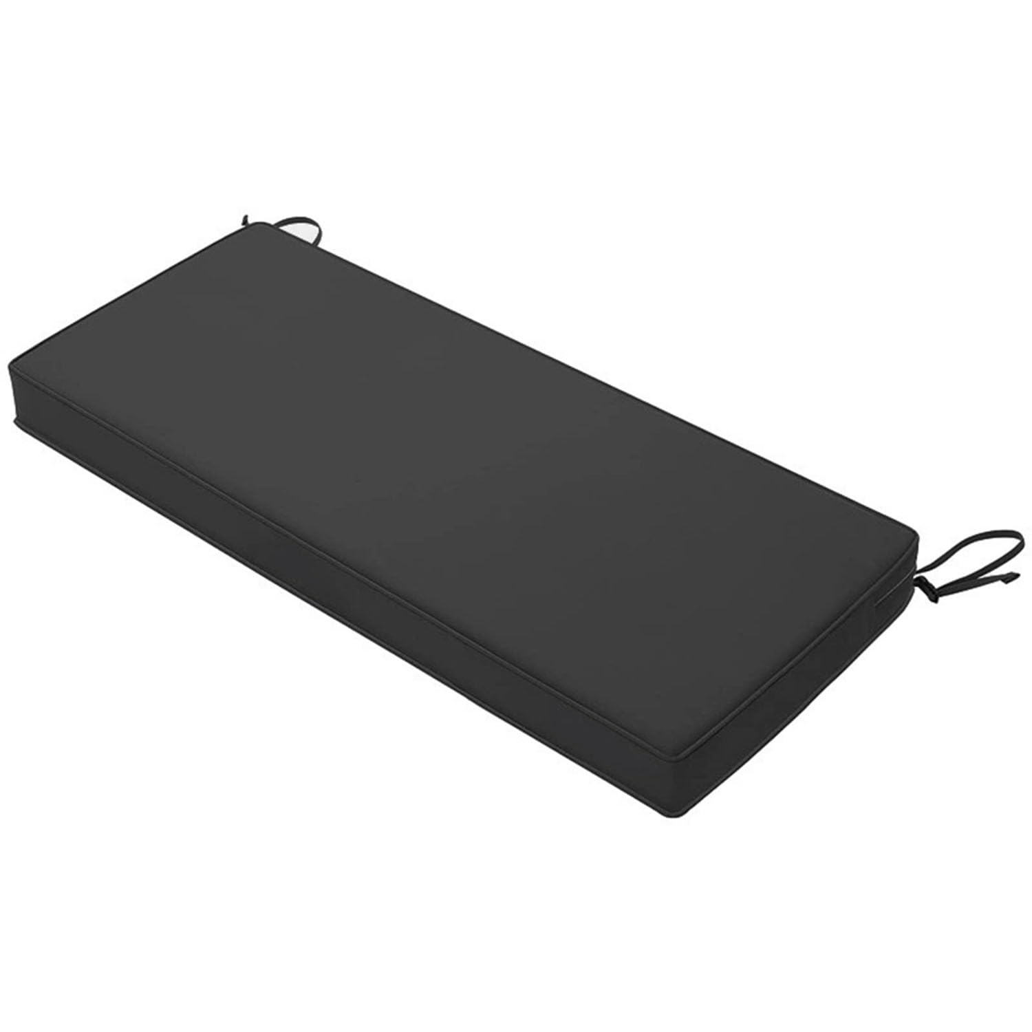 Coussin pour Banc de Jardin ,Imperméable Antidérapant Coussin de Siège en Mousse Épaisse avec Housse Amovible, Assise Coussin pour Banc de Mobilier Terrasse Canapé Extérieur(Gris foncé,110x45x5cm)
