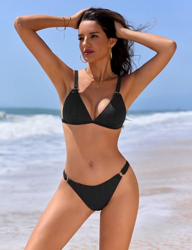 Maillot de bain femme 2 pièces bikini triangle de plage - 4