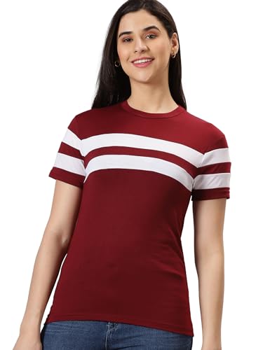 Image of AUSK Womens Regular Fit T Shirts||Half Sleeve Tshirt for Women