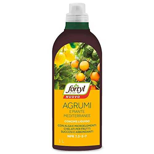 LERAVA Concime Liquido Agrumi - Fertilizzante Per Limoni, Arance, Mandarin Con Microelementi, 700ml Con Dosatore, Made In Italy - Foto 5
