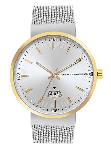 French Connection Spring-Summer 2023 Analog Silver Dial Mens Watch-FCP42SM-G (B0C6GYYW9L) Amazon Price History, Amazon Price Tracker