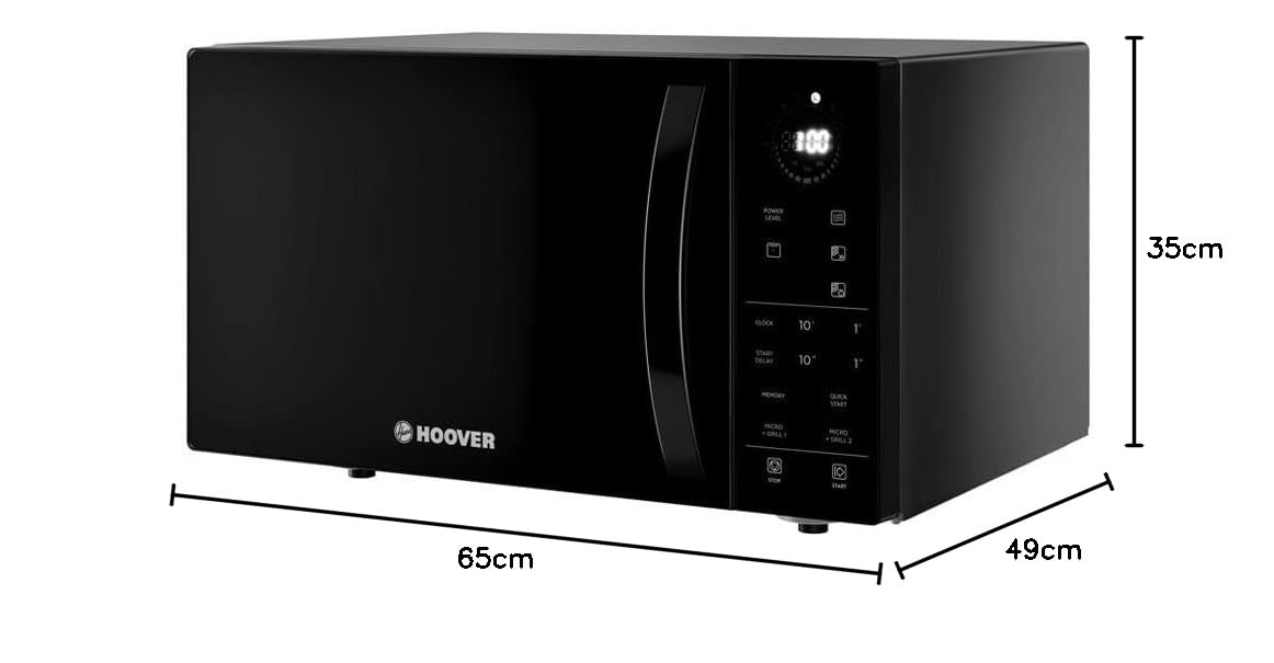 Hoover H5MG25STB Micro-ondes Avec Gril,25L,Puissant 900W + | FindTheDeal