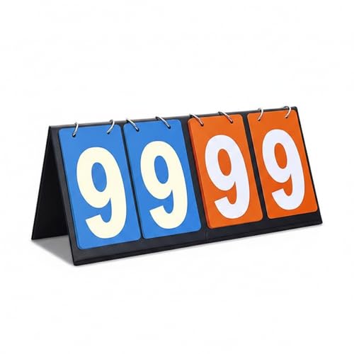 Marcador manual de cuatro dígitos para tenis de mesa y básquetbol