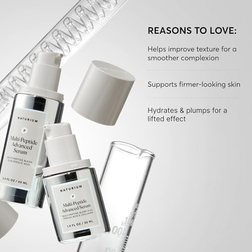 Image of Naturium Multi-Peptide Advanced Serum Jumbo, Firming & Smoothing Face Serum for Fine Lines & Wrinkles with Advanced Multi-Peptide Blend, 2 oz