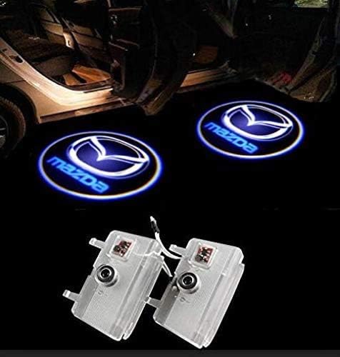 Car Door Logo Shadow Welcome Light, 2 Pieces, LED, for Mazda 6 Atenza 2014-2016