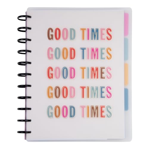 Happy Planner Undated Plans + Notes Monthly Planner Notebook Jour...