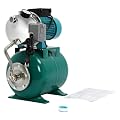 1.6HP Shallow Well Pump with Pressure Tank, 898.2GPH Irrigation Jet Pump, 110V Automatic Water Pumps Booster System Max. Head 157.48ft for Garden Lawn Farm Home (Green, 1.6 Hp)