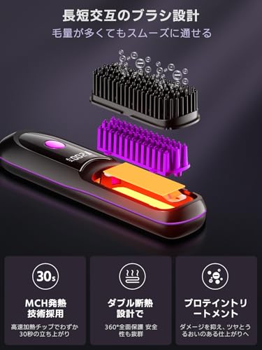 BlueCrest ストレートアイロン ヒートブラシ