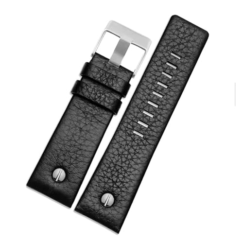 Bracelet de montre cuir véritable large compatible Diesel DZ7311 - 3