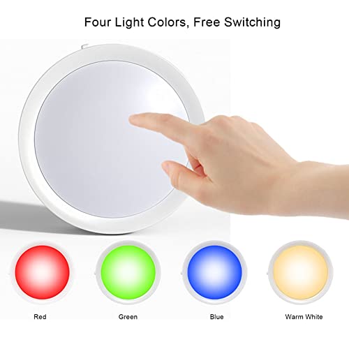 3 Pcs LED Puck Light, LED a Batteria Ricaricabile