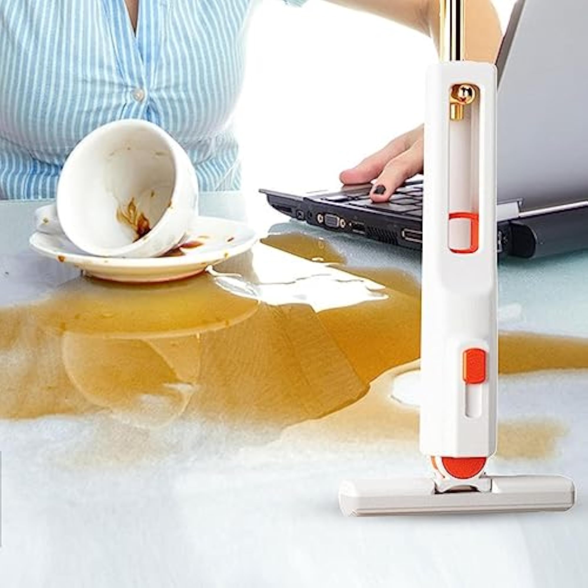 Portable Mini Mop Sponge Cleaning Tool for Every Corner, 2 Sponge
