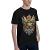 Flames Metal Band in Men’s T-Shirt Short Sleeve Cotton Graphic Tee Swedish Metal Band Print Casual Crewneck Top Rock Music Fan Gift 5X-Large #2