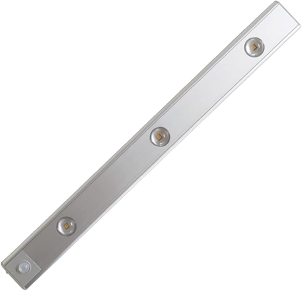 Garosa LED Ultra Thin Smart Light,Wireless Motion Sensor Rechargeable Light,Aluminum Alloy Material,Battery Operated Light,Low Voltage Inductive for Closets,Cupboard,Cabinet (40cm /