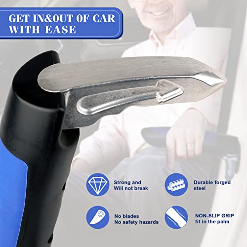 Car Door Handle Assist For Elderly Car Handle Assist Portable Vehicle Support Handle Elderly Cane Automotive Door Assist Handle Car Door Latch Handle With Window Breaker For Seniors And Handicapped #TOP1