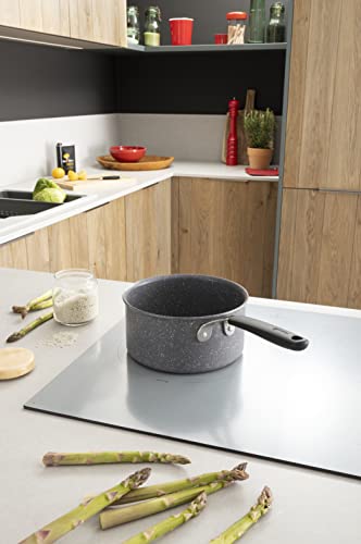 Cazuela con mango largo Lagostina Tempra Mineral de aluminio y efecto piedra de 20 cm 5