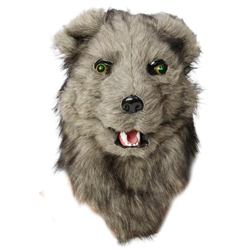 Masque complet de renard pour dissimuler le visage lors d'un cosplay d'Halloween
