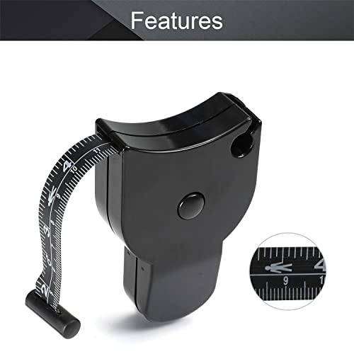 Cinta métrica Utoolmart 150 cm acero con retracción miniatura 3