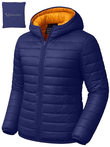 Image of URBAN BUCK Packable Puffer Jacket for Men Lightweight Winter Windproof & Water Repellent Hiking Jackets
