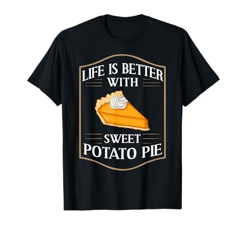 Sweet Potato Pie Recipe Homemade Vegan T-Shirt