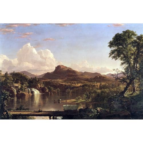 Toile imprimée Frederick Edwin Church impression giclée 101x127