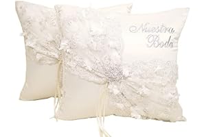 Ivory Wedding Kneeling Pillows for Unforgettable Ceremony